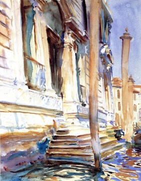  singer - Puerta de un palacio veneciano John Singer Sargent Venecia